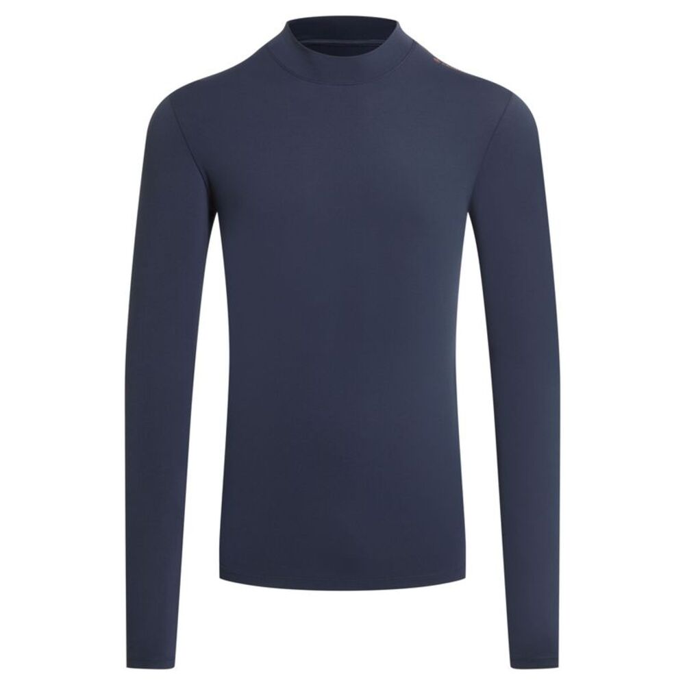 Craghoppers Mens Mock Neck Long-Sleeved Golf Top / Blue Navy